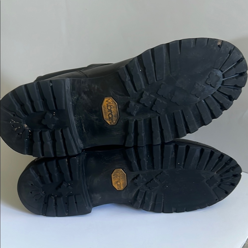 Red Wing Steele Toe Black Leather Engineer Mototc… - image 7